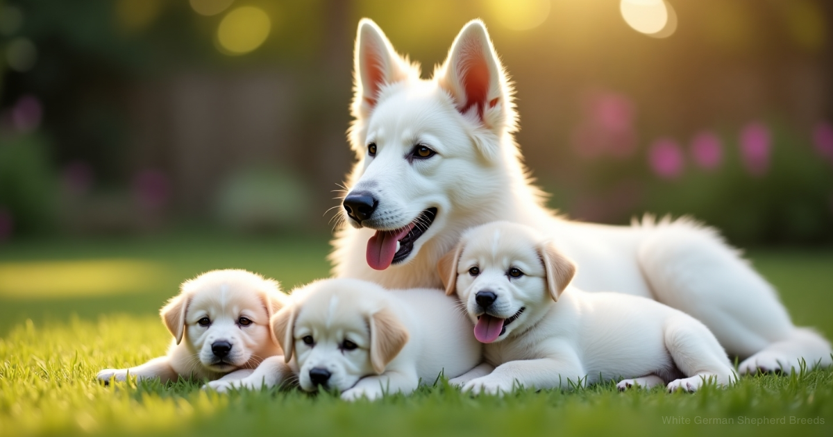 White GSD and Standard GSD