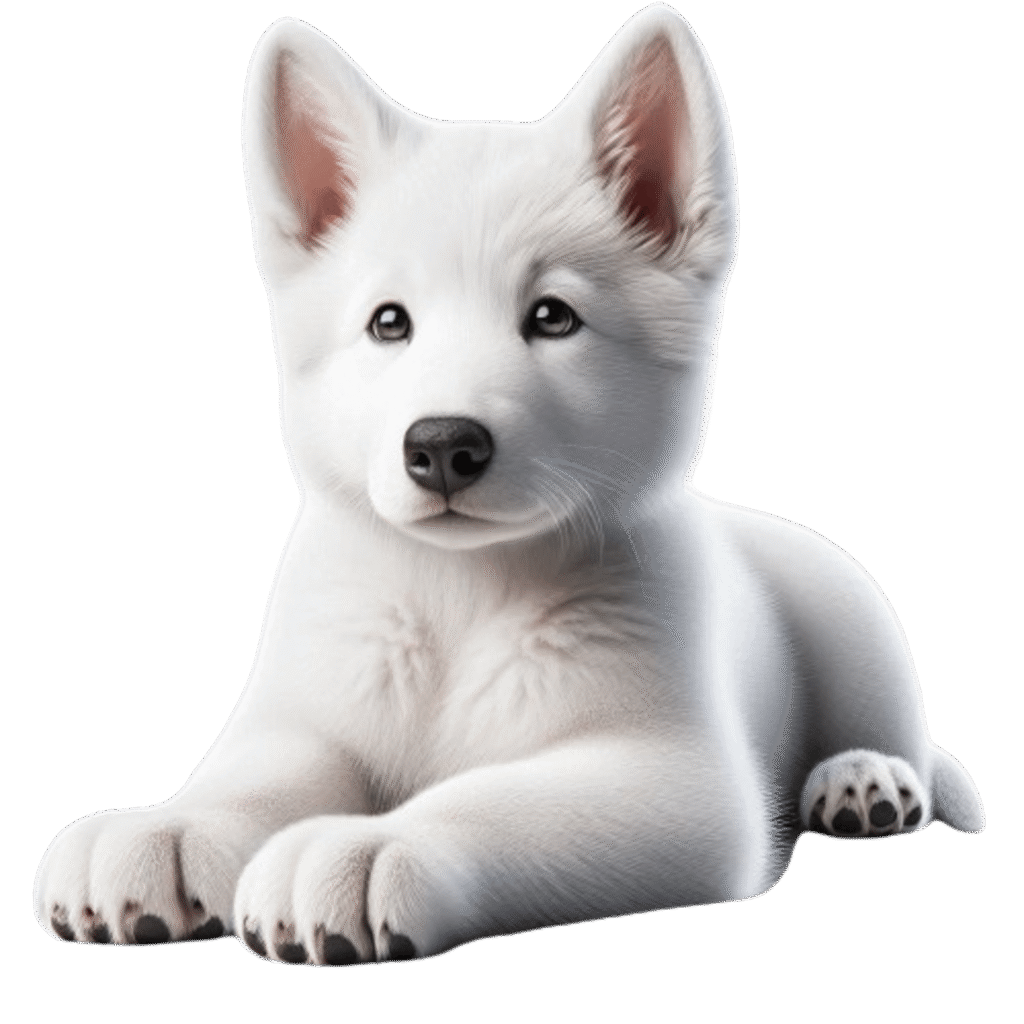 white german shepherd puppy